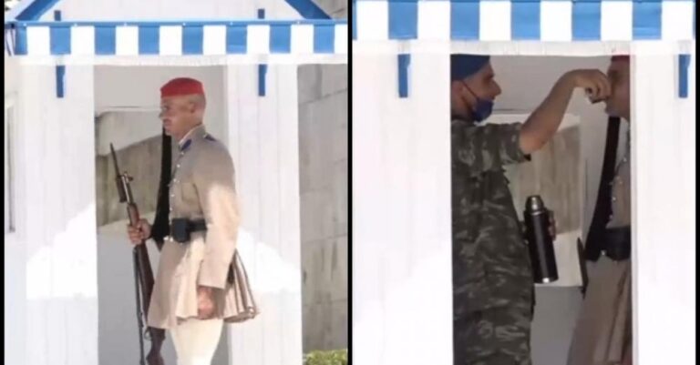 Ακλόνητοι οι Εύζωνες παρά το… λιώσιμο στους 48,9 βαθμούς