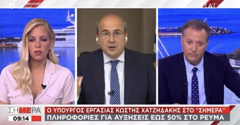 Πάγωσαν ακόμα και στον ΣΚΑΪ με την πρωτοφανή ανακοίνωση Χατζηδάκη για τους λογαριασμούς στο ρεύμα!