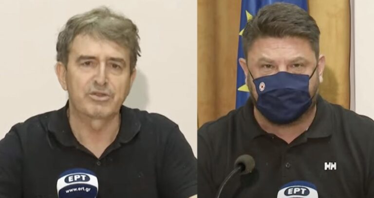 Χρυσοχοΐδης-Χαρδαλιάς για φωτιά στη Βαρυμπόμπη: «Προτεραιότητα μας η ανθρώπινη ζωή»