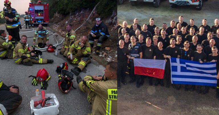 Φωτιά στα Βίλια: Οι κάτοικοι αποθέωσαν τους Πολωνούς πυροσβέστες, «αυτοί έκαναν τη δουλειά», συγκινητικές στιγμές
