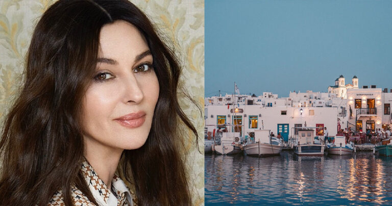 «Κολλημένη» με την Πάρο και φέτος η Μόνικα Μπελούτσι