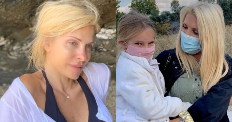 «Ελένη Μενεγάκη μάθε στα παιδιά σου να μην…»: Σάλος στο διαδίκτυο με την φωτογραφία της μικρής Μαρίνας