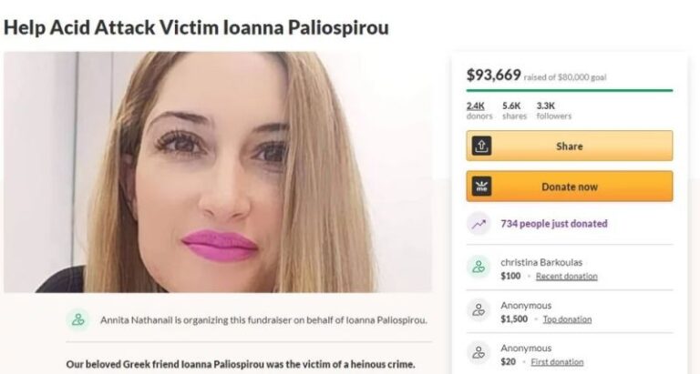Παγκόσμιο κύμα συμπαράστασης στην Ιωάννα – Ξεπέρασαν τις προσδοκίες οι δωρεές