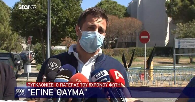 Πάτρα: «Έγινε θαύμα – Είναι μαχητής», λέει ο πατέρας του 6χρονου Φώτη που χτύπησε σε αγώνα κάρτ (