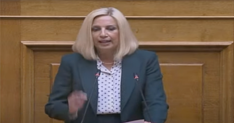 Ήταν 7 Οκτωβρίου – Πονούσε αλλά ήταν στην Βουλή. Δείτε την τελευταία παρουσία της