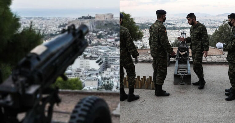 28η Οκτωβρίου: Μπλόκαρε το κανόνι στον λόφο του Λυκαβηττού