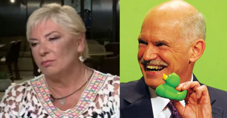 Δήμητρα Παπανδρέου: «Ο Γιώργος Παπανδρέου είναι αυστηρά ακατάλληλος»