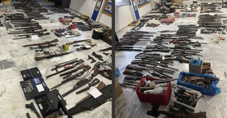 Χανιά: «Χάθηκε το μέτρημα» από τα δεκάδες όπλα που κατασχέθηκαν – Εξαρθρώθηκε οργάνωση