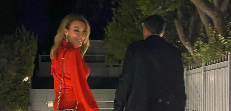 Τατιάνα Στεφανίδου: Χέρι-χέρι με τον Ευαγγελάτο σε βραδινή τους έξοδο