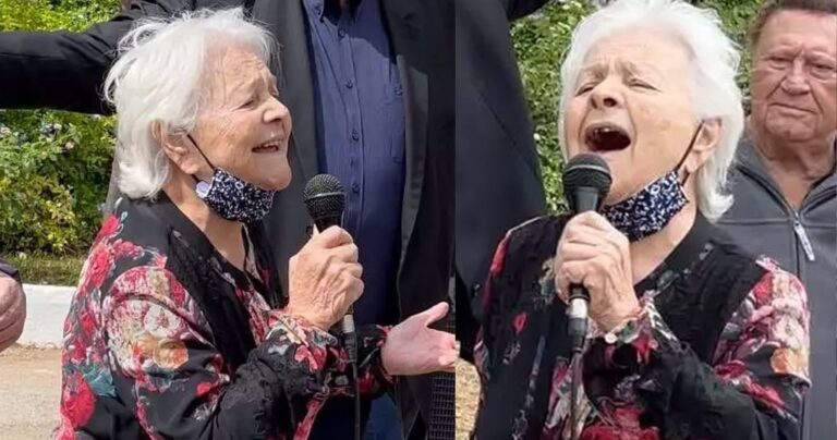 Μαίρη Λίντα: Η συγκινητική στιγμή που τραγουδάει ξανά μετά από πολλά χρόνια στο Γηροκομείο Αθηνών