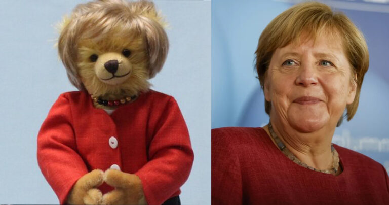 Γερμανία: Εκαναν την Μέρκελ λούτρινο αρκουδάκι και έγινε ανάρπαστη