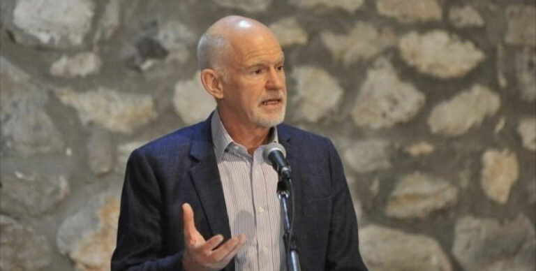 Γ. Παπανδρέου: «Να ανεβάσουμε τον πράσινο ήλιο πάνω απ’ την Ελλάδα»