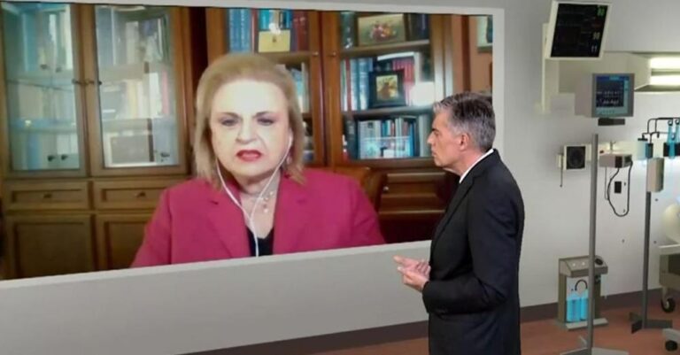 Έξαλλη η Ματίνα Παγώνη: «Όχι κύριε Ευαγγελάτο! Δεν είναι έτσι»