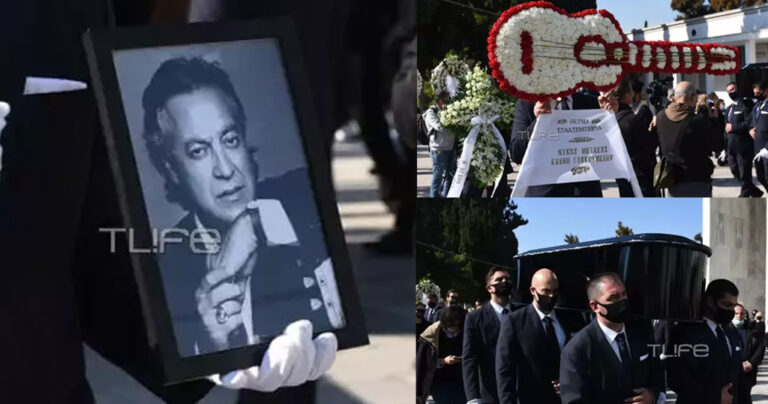 Κηδεία Χρήστου Κυριαζή: Θλίψη στο «τελευταίο αντίο» στο Α’ Νεκροταφείο
