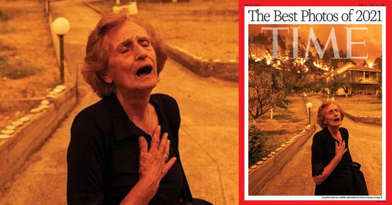 Στο εξώφυλλο του Time η συγκλονιστική φωτογραφία από την Εύβοια