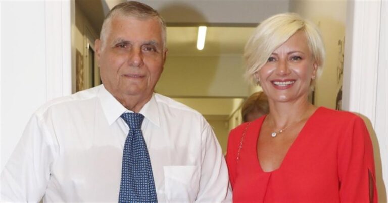 Στο νοσοκομείο και η σύζυγός του Γιώργου Τράγκα, Μαρία