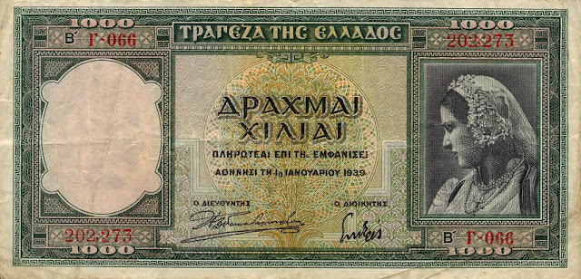 greecep110 1000drachmai d 1939 f