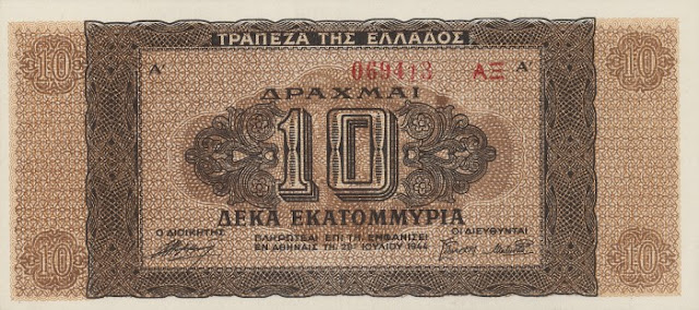 greecep129b 10milliondrachmai 1944 f