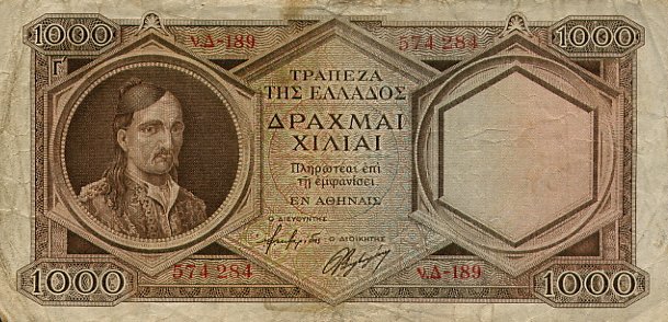 greecep172 1000drachmai 1944 donatedtw f