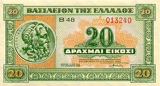 greecep315 20drachmai 1940 f