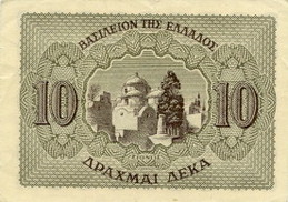 greecep322 10drachmai 1944 b donated