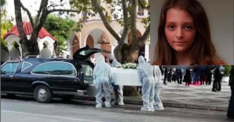 Σπαραγμός στην κηδεία της Κέλλυς – Το λευκό φέρετρο και οι συμμαθητές της
