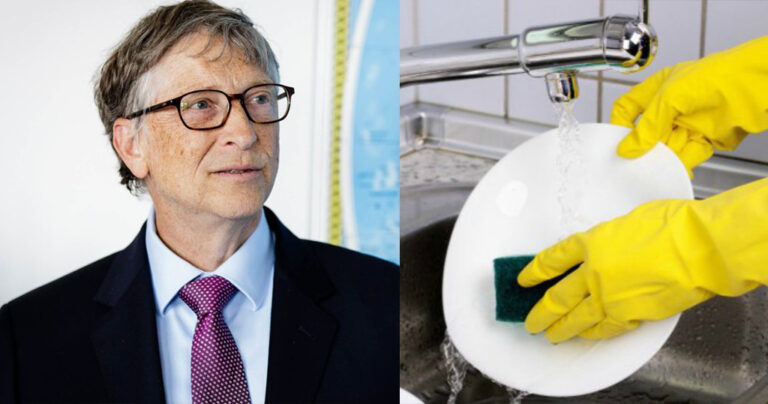 Γιατί ο Μπιλ Γκέιτς πλένει τα πιάτα κάθε βράδυ;