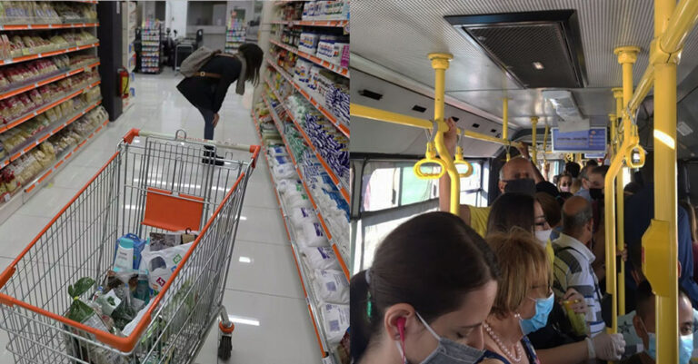 Σουπερμάρκετ – Λεωφορεία: Απαγόρευση εισόδου χωρίς διπλή μάσκα ή μάσκα N95
