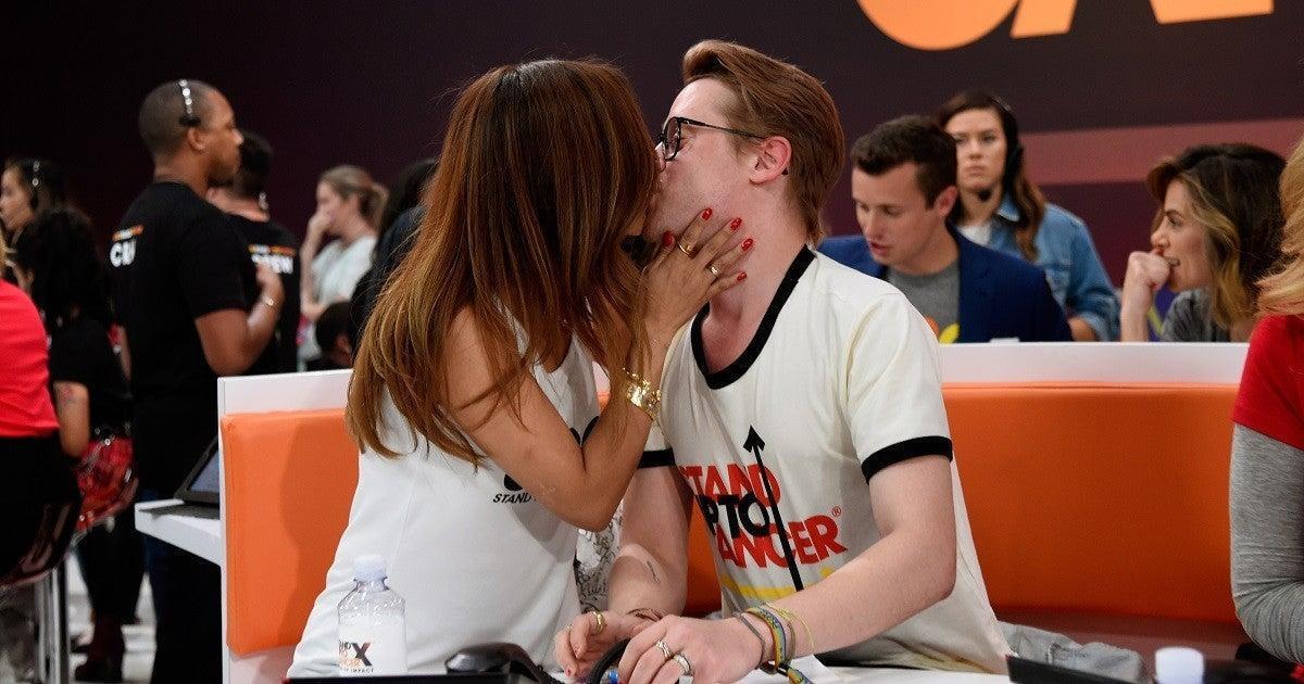 macauley culkin brenda song kiss getty 20106345