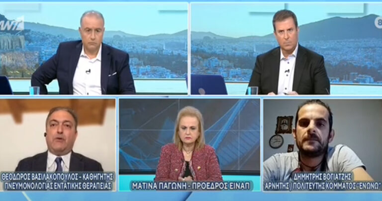 Aρνητής στον ΑΝΤ1: «Δεν πείθομαι, δεν μου εγγυάται κάποιος ότι με προστατεύει το εμβόλιο»