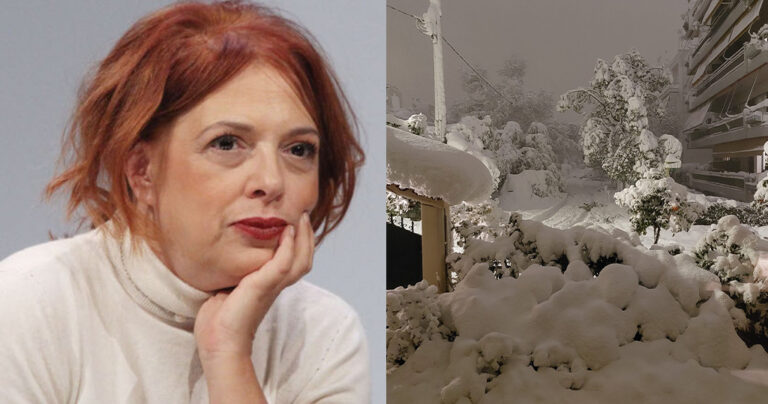 Έξω φρενών η Ελένη Ράντου: Χωρίς ηλεκτρικό και θέρμανση, λόγω κακοκαιρίας