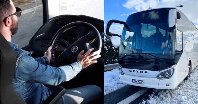 Σταύρος Κυριακάκης: Ο οδηγός ΚΤΕΛ που άνοιξε τις πόρτες για να βρουν καταφύγιο οδηγοί στην Αττική Οδό