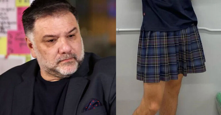Το ξέσπασμα του Αρναούτογλου για τον καθηγητή που επιτέθηκε λεκτικά σε μαθητή επειδή φορούσε φούστα