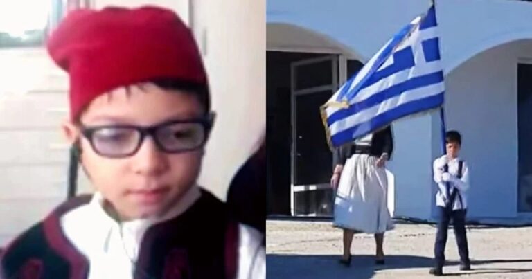«Θα ήθελα κι εγώ να έχω φίλους»: Τα σπαρακτικά λόγια του μαθητή που έκανε παρέλαση μόνος του
