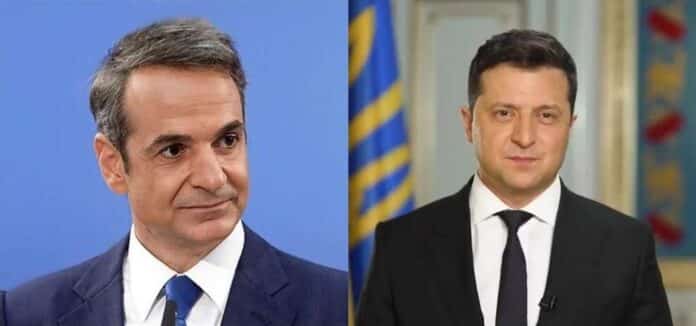 Μητσοτάκης σε Ζελένσκι: «Έχετε την αμέριστη υποστήριξη της ελληνικής κυβέρνησης»