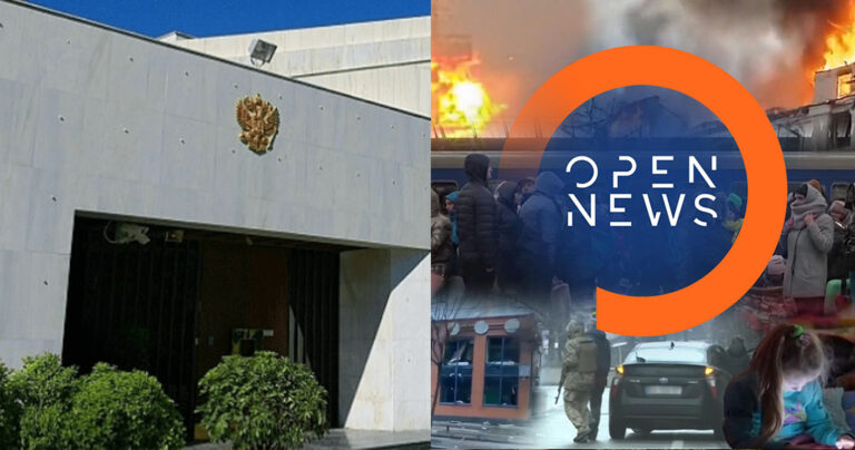 Ρωσική πρεσβεία: Προτρέπει τους τηλεθεατές να παρακολουθούν OPEN αν θέλουν την «αλήθεια»