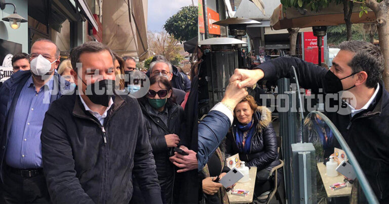 Αποθέωσαν τον Αλέξη Τσίπρα στην Καλαμαριά – Πλήθος κόσμου στην περιοδεία του