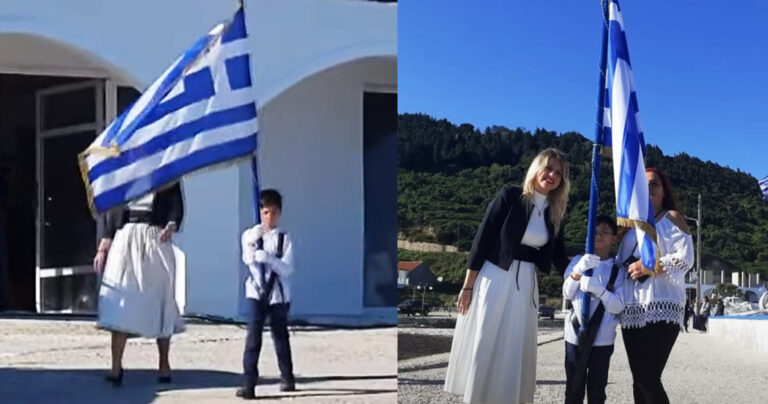 Μαθράκι: Ρίγη συγκίνησης για τον 10χρονο Τάσο που παρέλασε μόνος του!