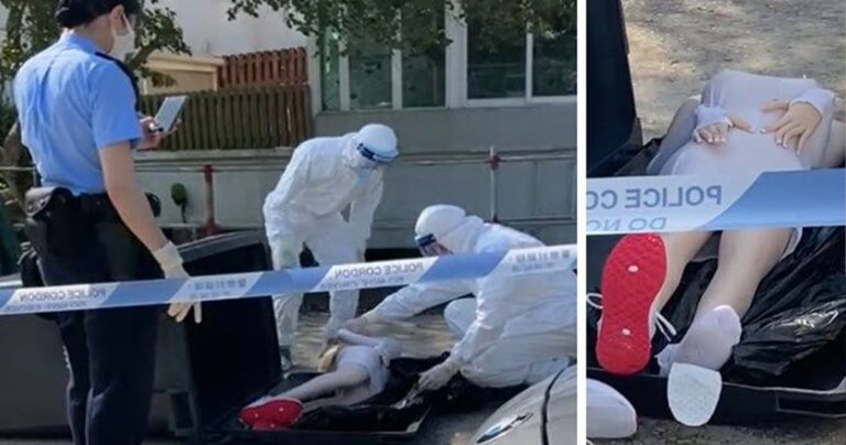 Χονγκ Κονγκ: «Πτώμα» σε κάδο σκουπιδιών προκάλεσε χάος, αλλά τελικά ήταν κούκλα του σεξ