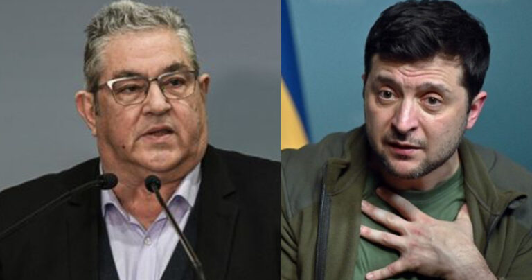 Το ΚΚΕ «ρίχνει πόρτα» στον Ζελένσκι: Σφοδρή επίθεση στον Ουκρανό πρόεδρο – Η επιστολή στον Τασούλα