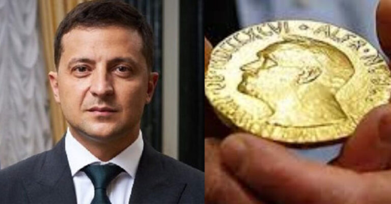 Πρόταση για υποψηφιότητα Ζελένσκι για το Νόμπελ Ειρήνης