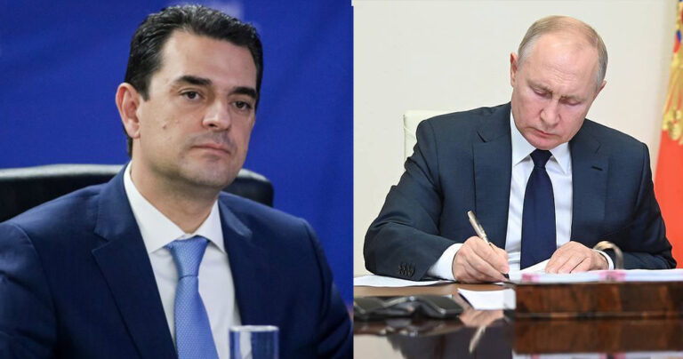 Σκρέκας: «Το διάταγμα Πούτιν για το φυσικό αέριο αποτελεί πολιτικό εκβιασμό»