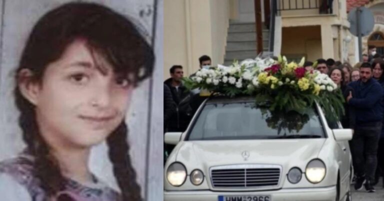 Δάκρυσε και ο Θεός στο τελευταίο αντίο της 14χρονης Χριστινούλας – Ντυμένη νύφη με στεφάνι στα μαλλιά