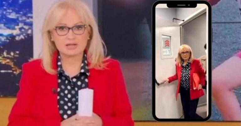 Αγγελική Νικολούλη: Ξανά με κόκκινο σακάκι στο «Φως στο Τούνελ» για την Πάτρα