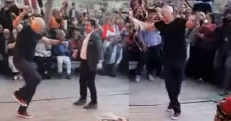 Ο Γιώργου Παπανδρέου χόρεψε λεβέντικο ζεϊμπέκικο στην Αλικαρνασσό