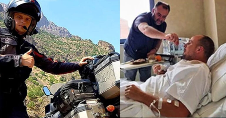 Η συγκινητική ιστορία του μοτοσικλετιστή από την Κροατία που τράκαρε στην Καβάλα και βρέθηκε στο νοσοκομείο ολομόναχος