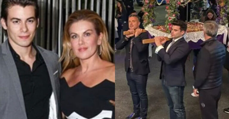 Συγκινημένη η Ευγενία Μανωλίδου: Ο γιος της σήκωσε τον Επιτάφιο