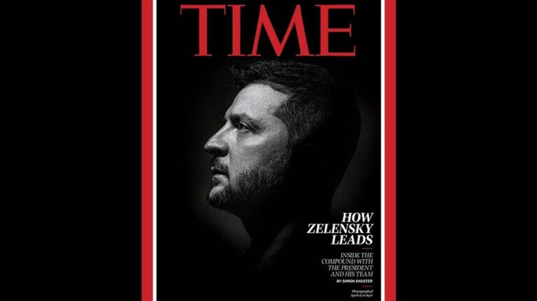 Ο Ζελένσκι έγινε εξώφυλλο στο περιοδικό TIME