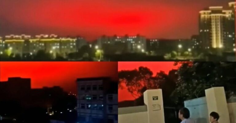 Κίνα: Ο ουρανός βάφτηκε κόκκινος – Σε τι οφείλεται το απόκοσμο θέαμα