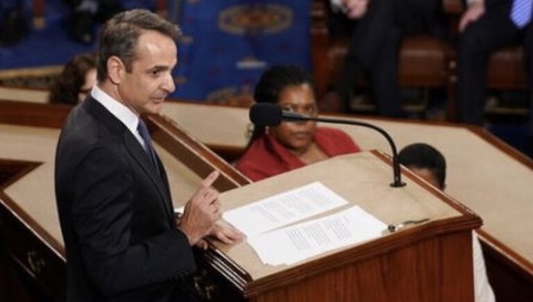 O Κυριάκος Μητσοτάκης έγραψε μόνος του την ομιλία του στο Κογκρέσο